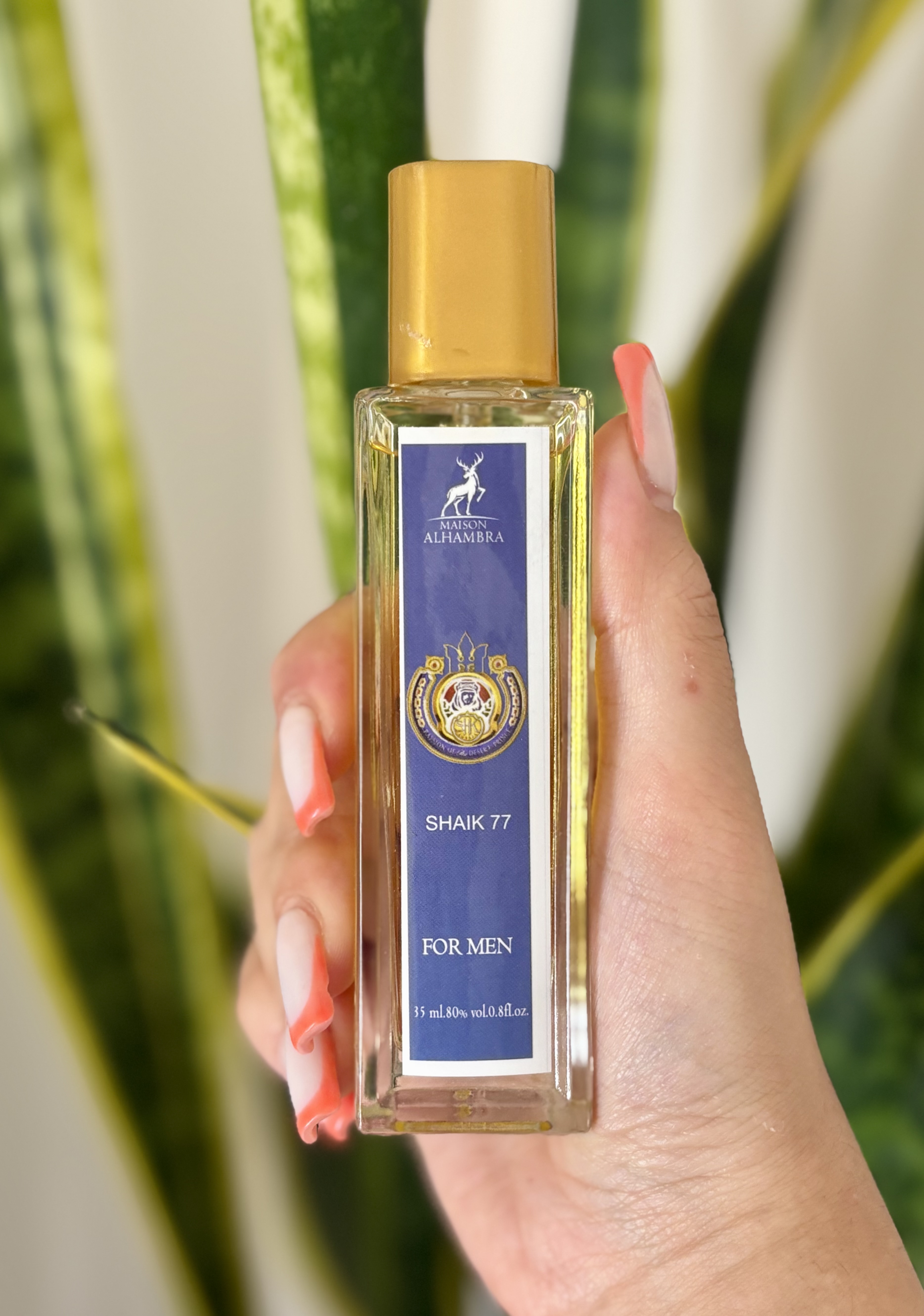 عطر شیخ ۷۷ ۳۵ میل برند الحمبرا