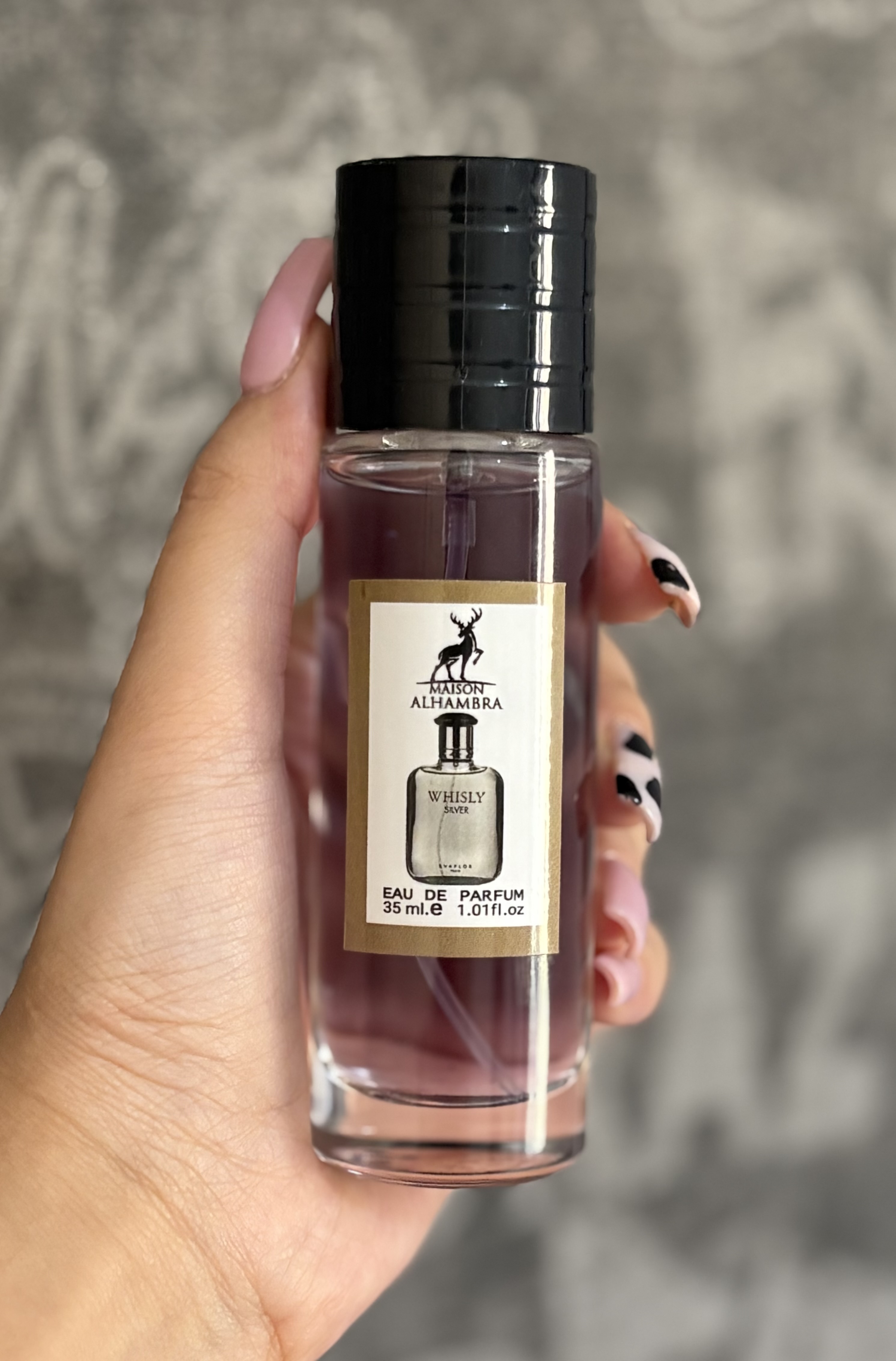 عطر ویسکی سیلور ۳۵ میل برند الحمبرا